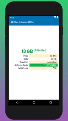 All Sim Internet Offer android App screenshot 3