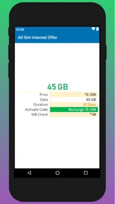 All Sim Internet Offer android App screenshot 4